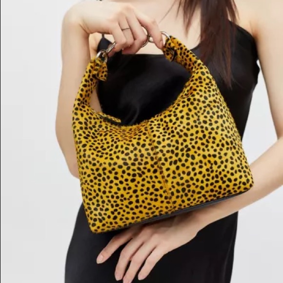 NWT Urban Outfitters leopard calf hair handbag - Picture 1 of 7
